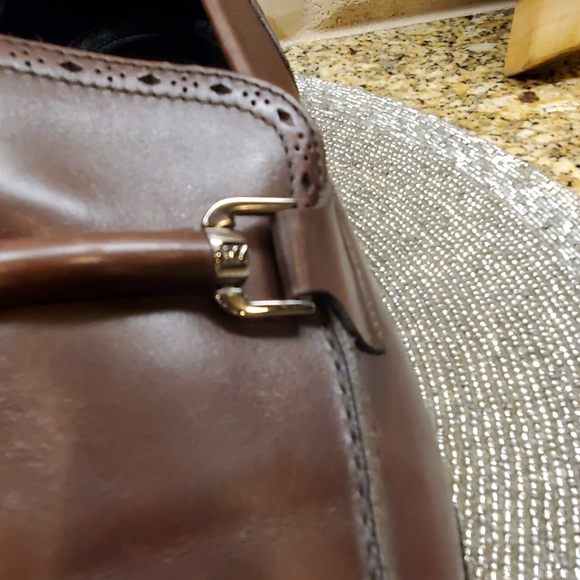 SOLD!! ERMENEGILDO ZEGNA Brown Loafers - Size 6 1/2 - Picture 3 of 8